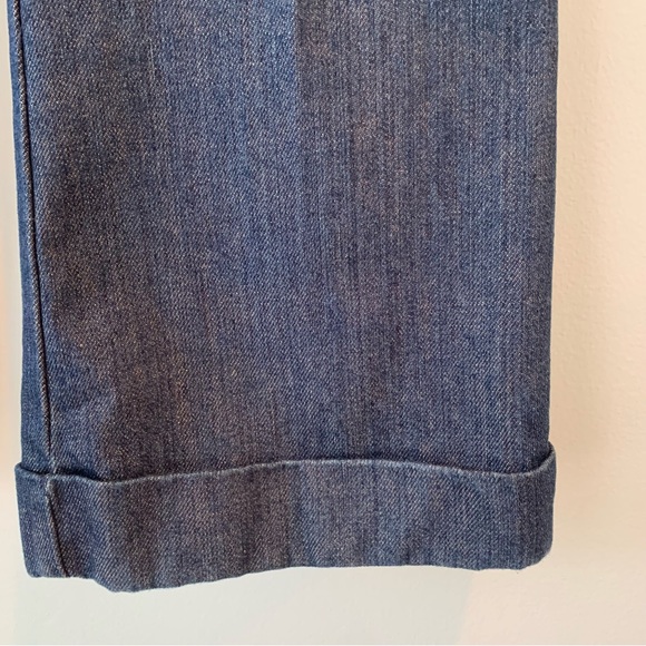 Vintage GAP Wide Leg Trouser 2004 Capri Denim Oants Jeans 2 - Picture 2 of 10